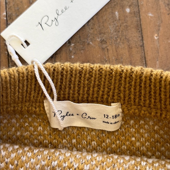 Rylee + Cru knit Star Goldenrod bloomer shorties kids 12-18 months - Picture 3 of 5